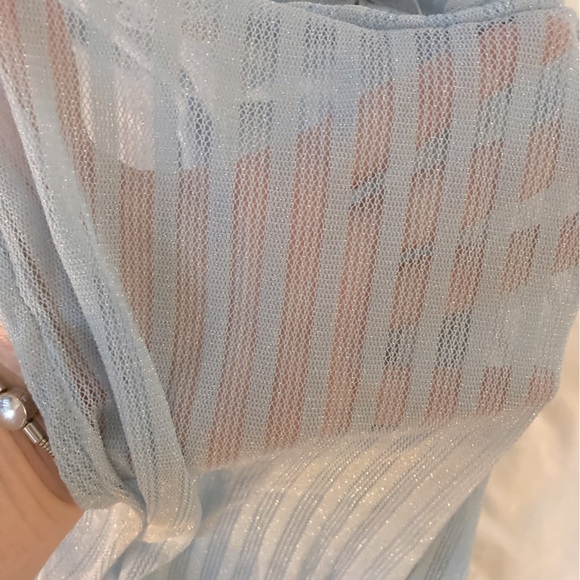 Light blue sheer body suit - Picture 3 of 5